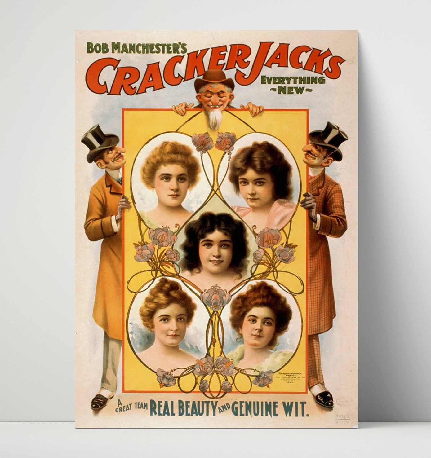 CrackerJacks - Wit and Beauty - Theater Poster - 16x20 Unframed Print