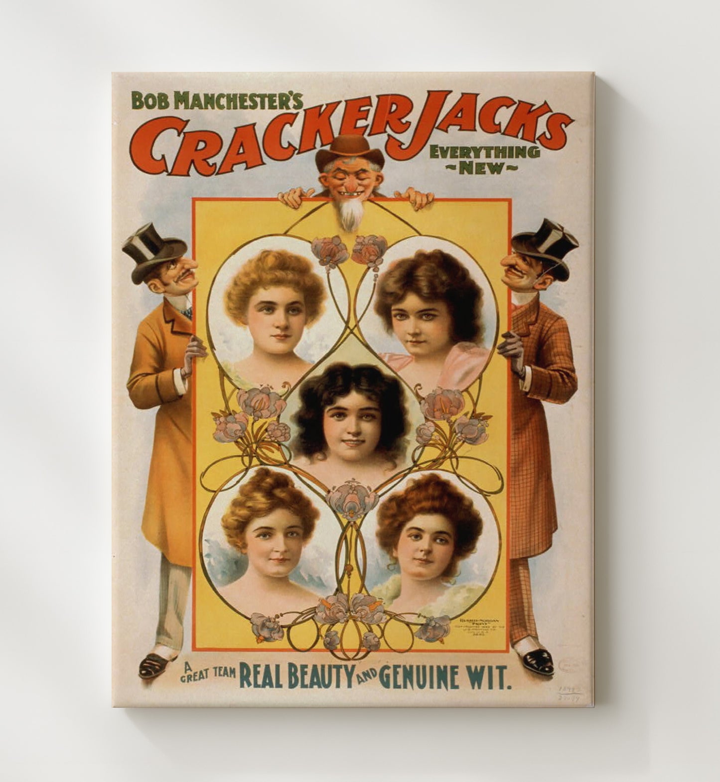 CrackerJacks - Wit and Beauty - Theater Poster - 20x24 Canvas