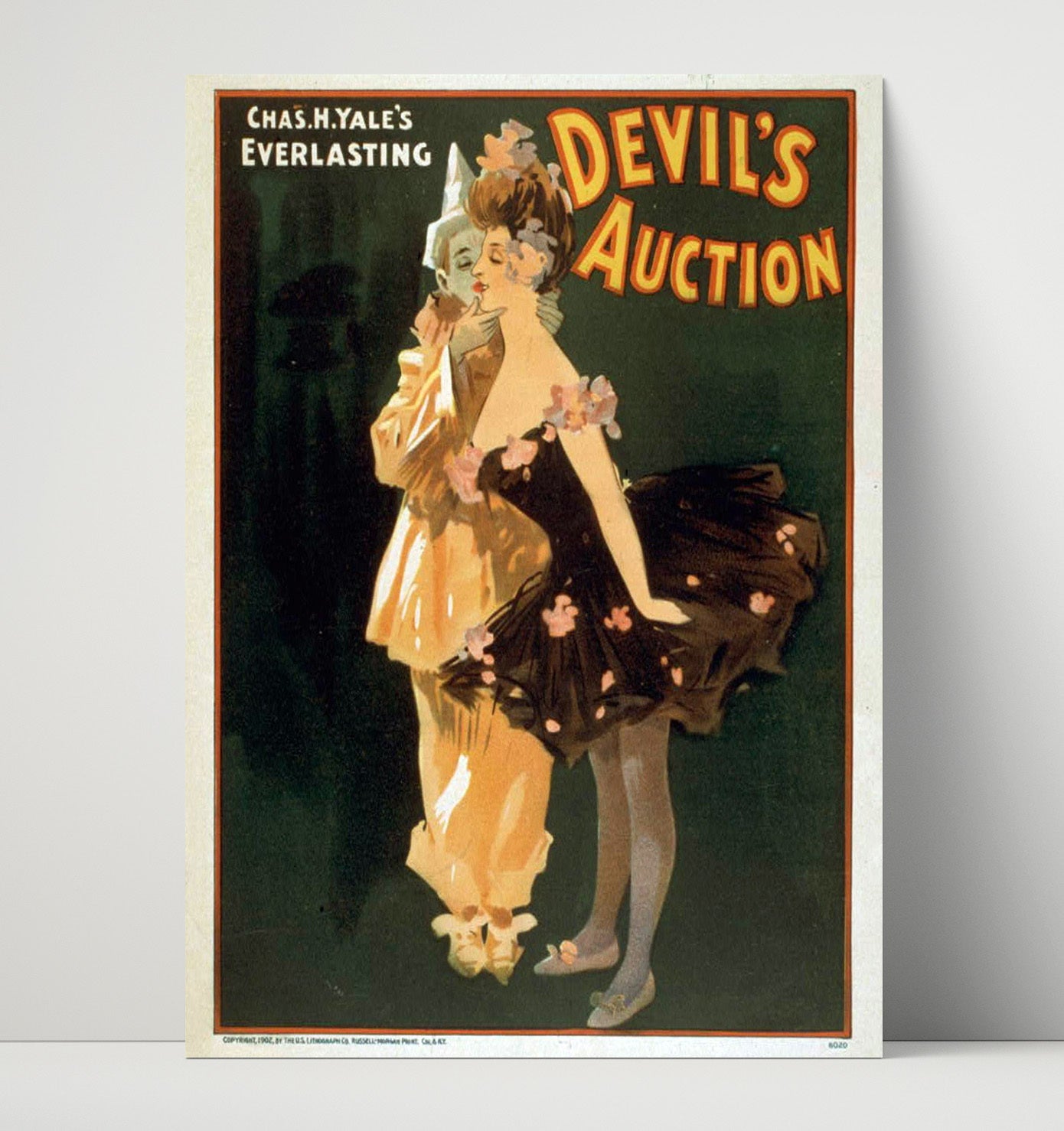 Devils Auction - Masquerade Kiss - Theater Poster - 16x20 Unframed Print