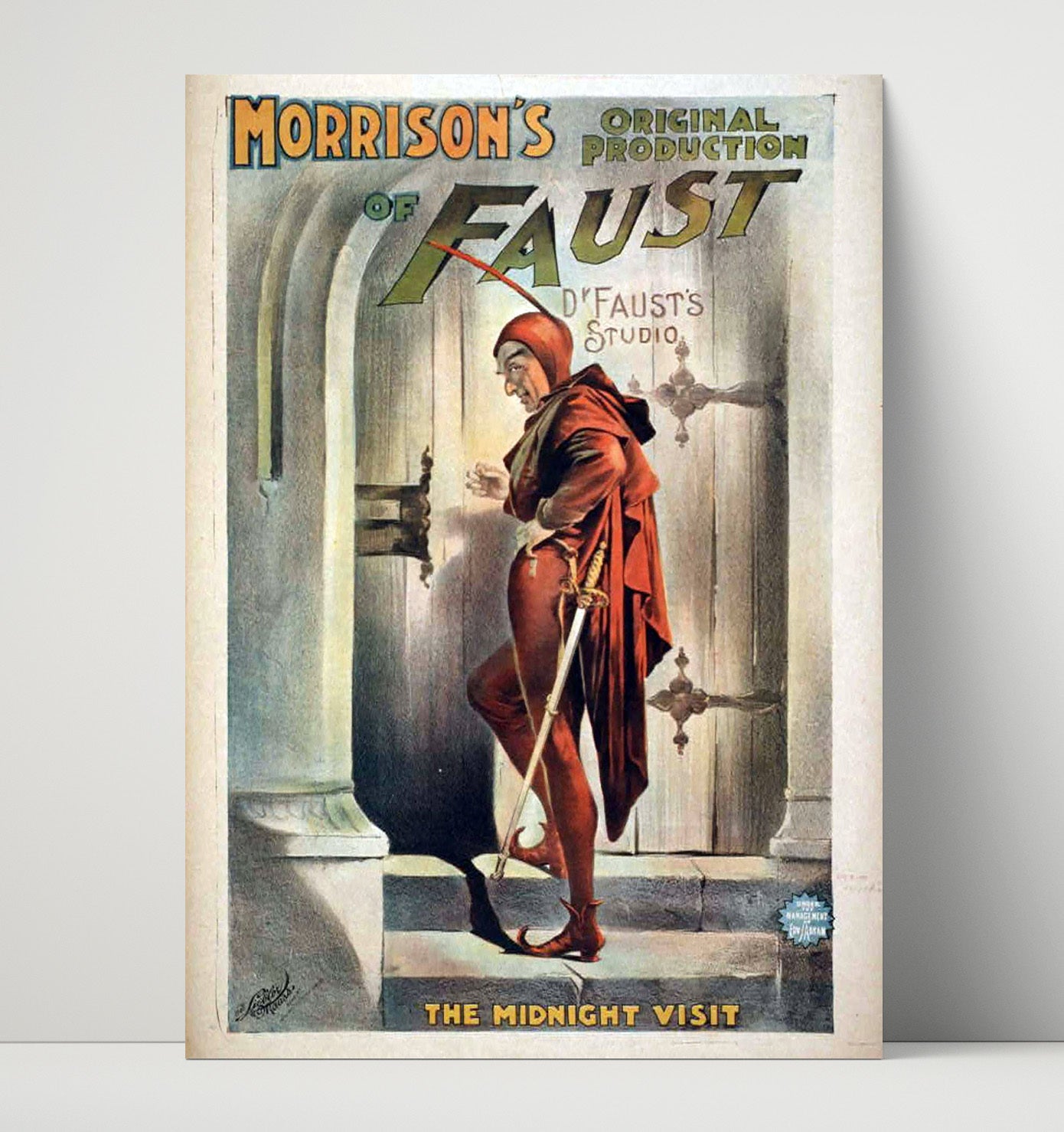Faust - Midnight Mischief - Theater Poster - 16x20 Unframed Print