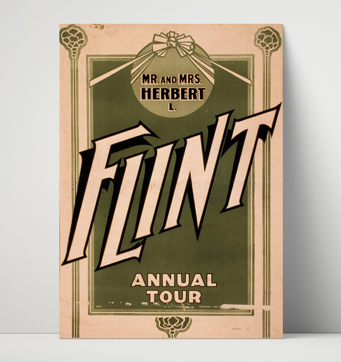Flint - Tour of Sparks - Theater Poster - 16x20 Unframed Print
