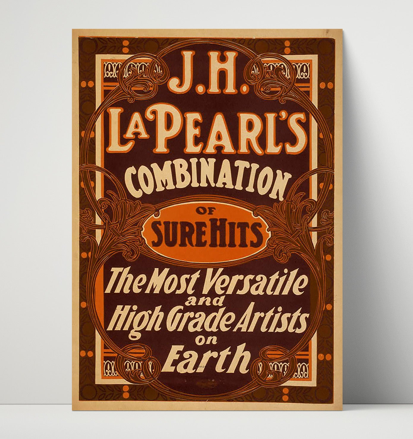 J.H. LaPearls Sure Hits - Variety Supreme - Theater Poster - 16x20 Unframed Print
