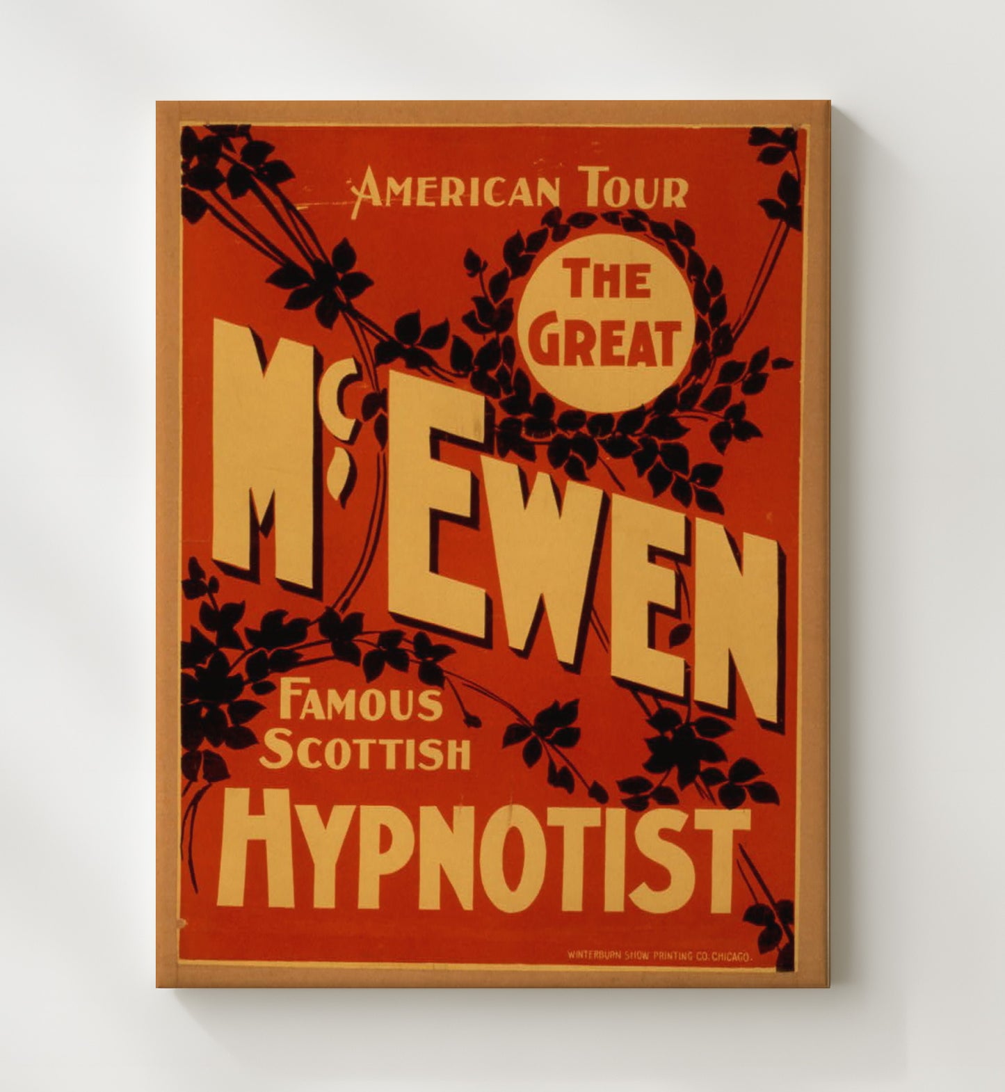 McEwen the Hypnotist - Mind Tricks - Theater Poster - 20x24 Canvas
