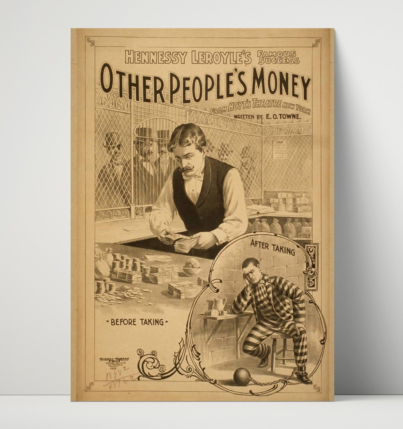 Other Peoples Money - Before and After - Theater Poster - 16x20 Unframed Print