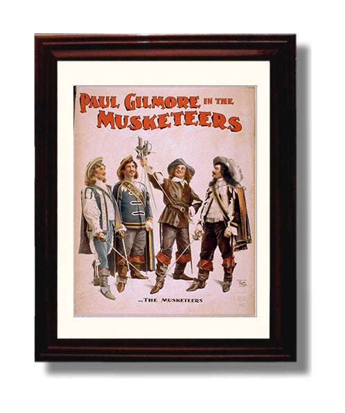 Paul Gilmore - Musketeer Spirit - Theater Poster - 8x10 Beveled Frame
