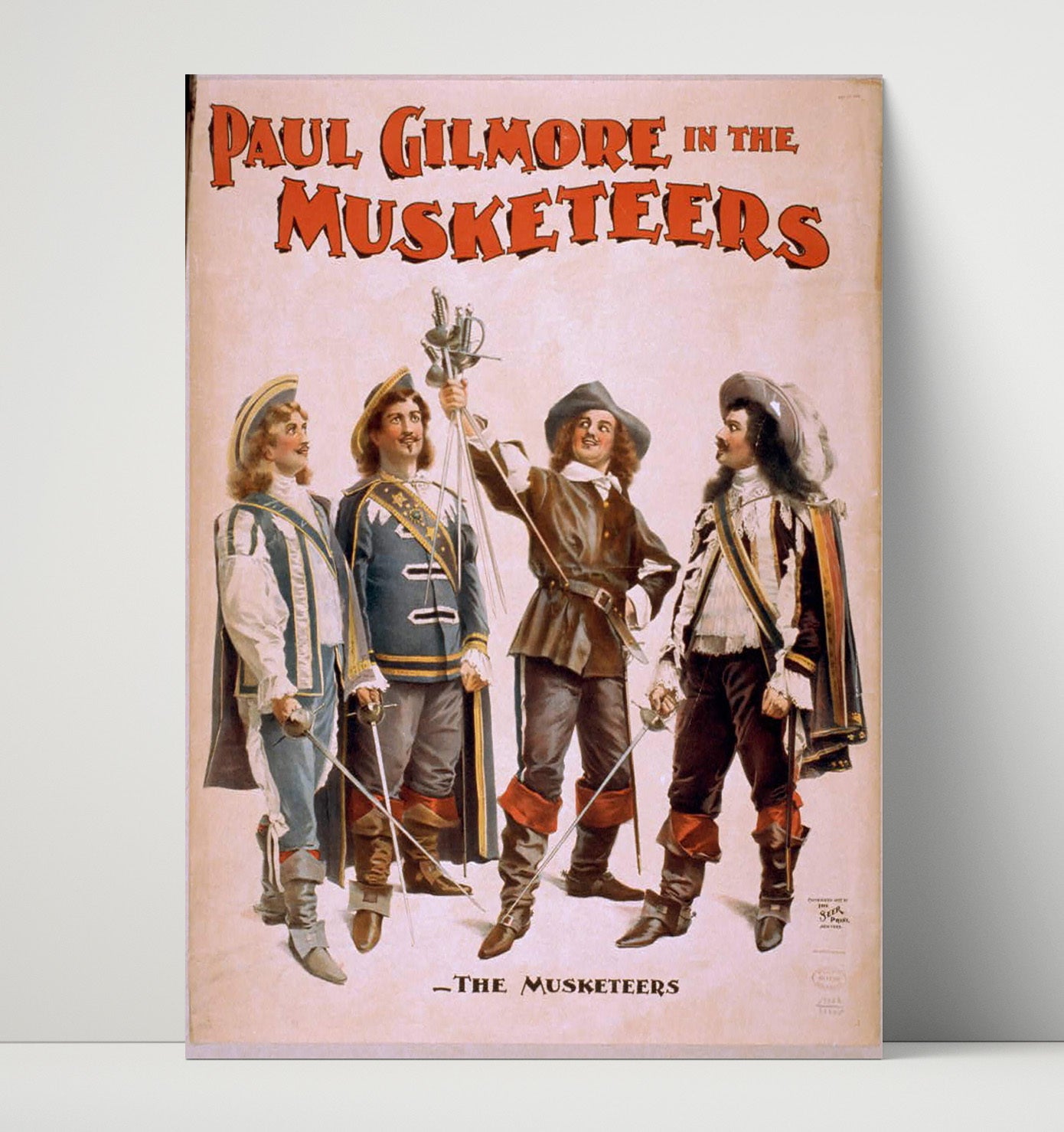 Paul Gilmore - Musketeer Spirit - Theater Poster - 16x20 Unframed Print