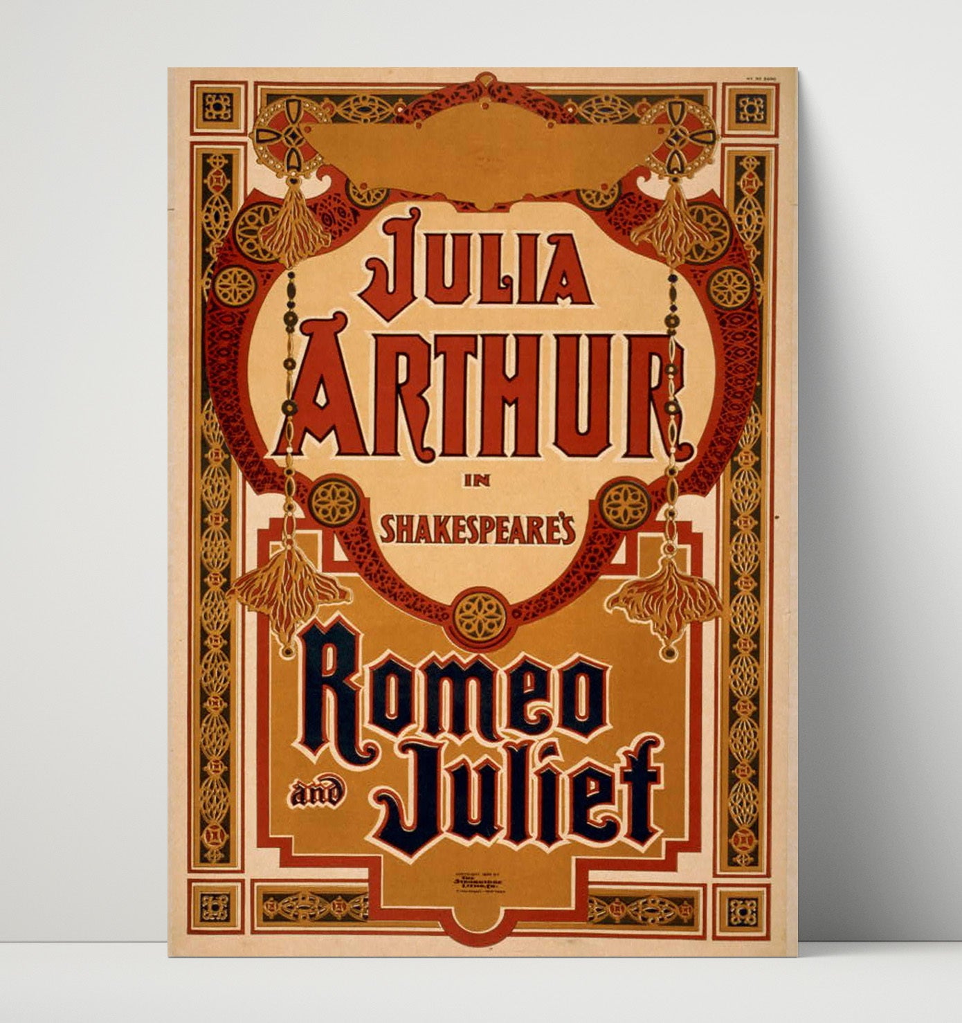 Romeo and Juliet - Timeless Tragedy - Theater Poster - 16x20 Unframed Print
