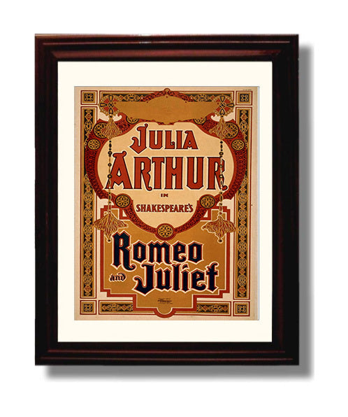 Romeo and Juliet - Timeless Tragedy - Theater Poster - 8x10 Beveled Frame