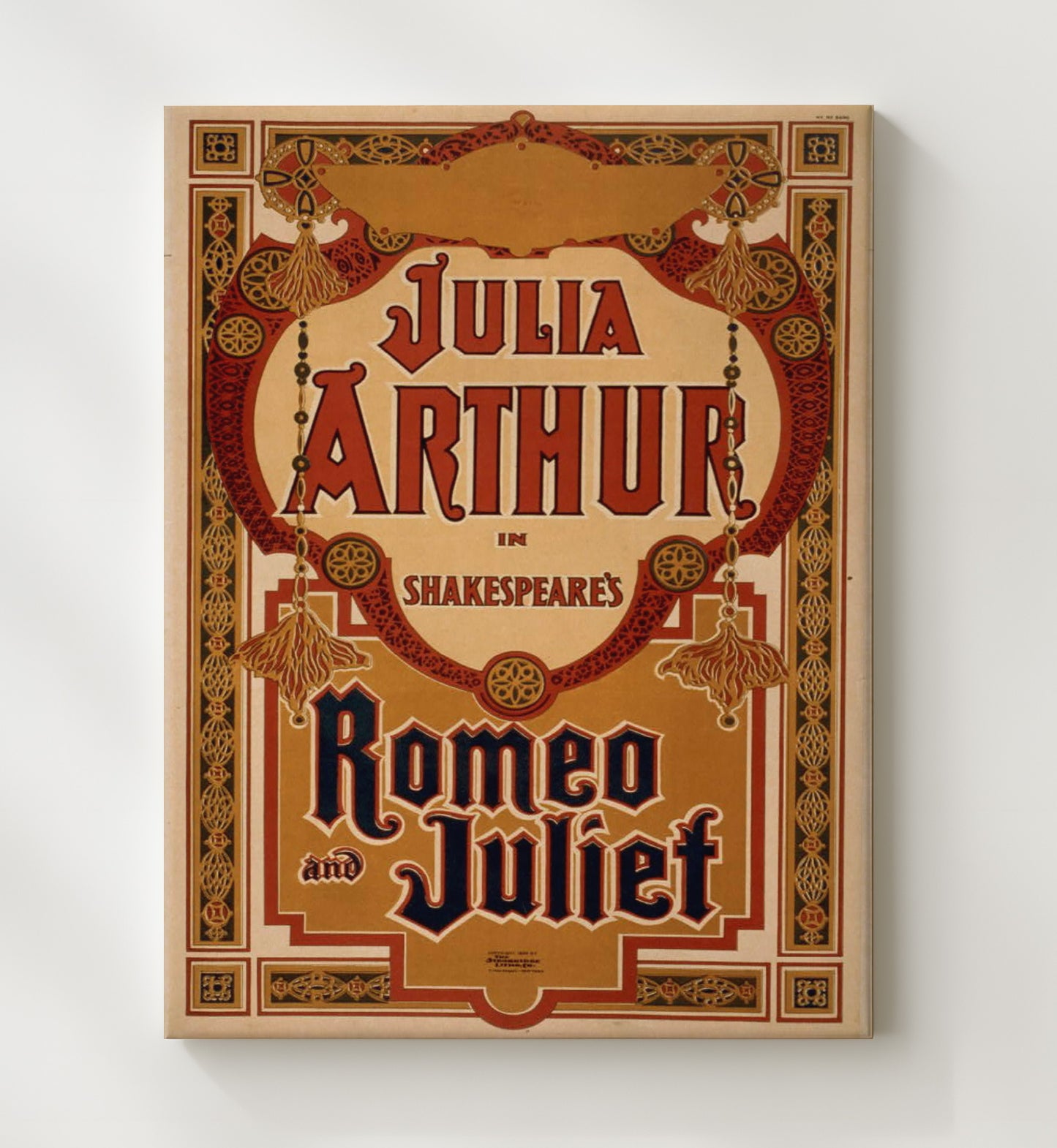 Romeo and Juliet - Timeless Tragedy - Theater Poster - 20x24 Canvas