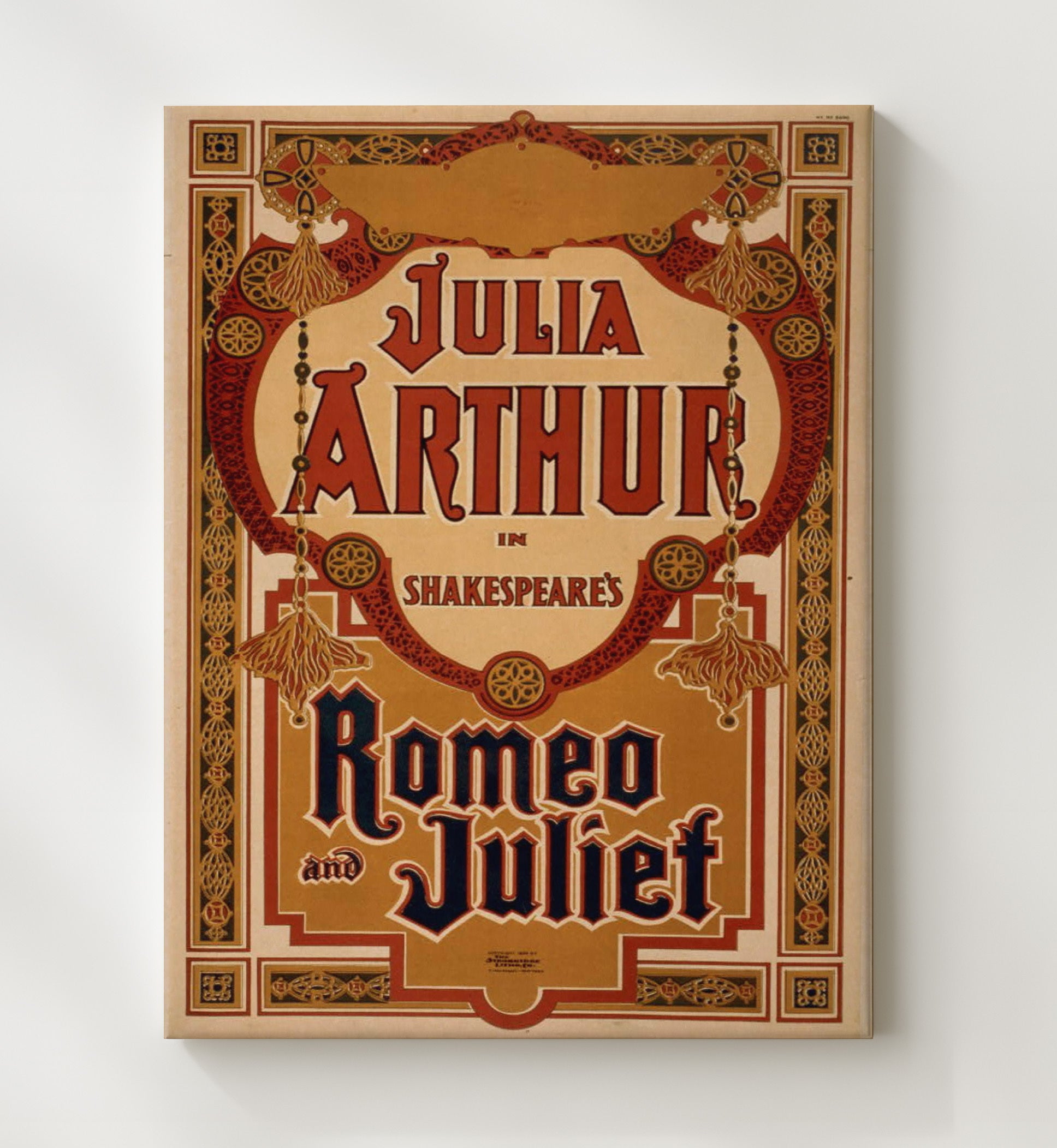Romeo and Juliet - Timeless Tragedy - Theater Poster - 20x24 Canvas