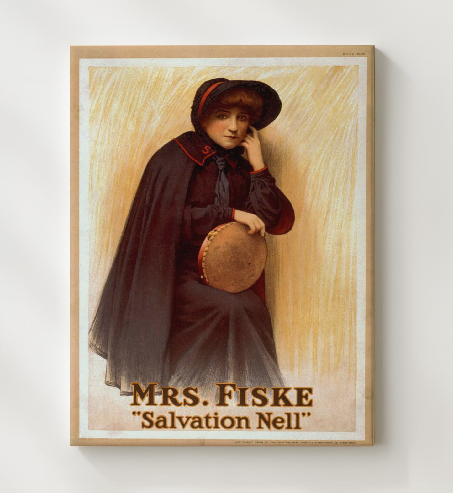 Salvation Nell - Classic Stage Production - Theater Poster - 20x24 Canvas