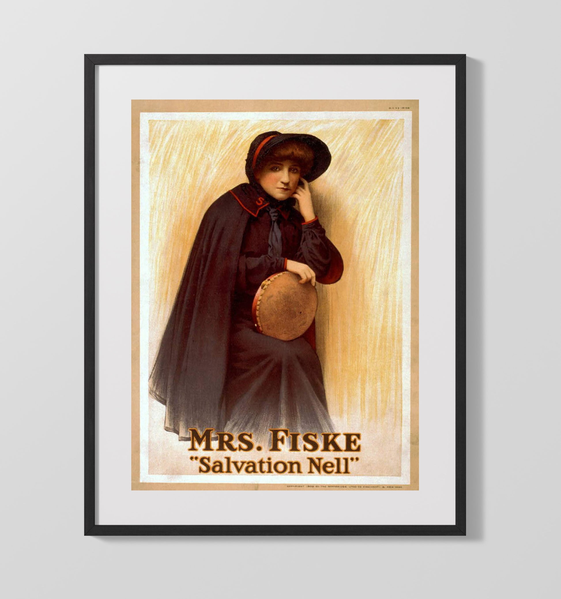 Salvation Nell - Classic Stage Production - Theater Poster - 16x20 Gallery Frame
