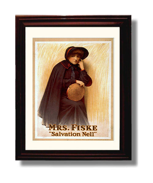 Salvation Nell - Classic Stage Production - Theater Poster - 8x10 Beveled Frame