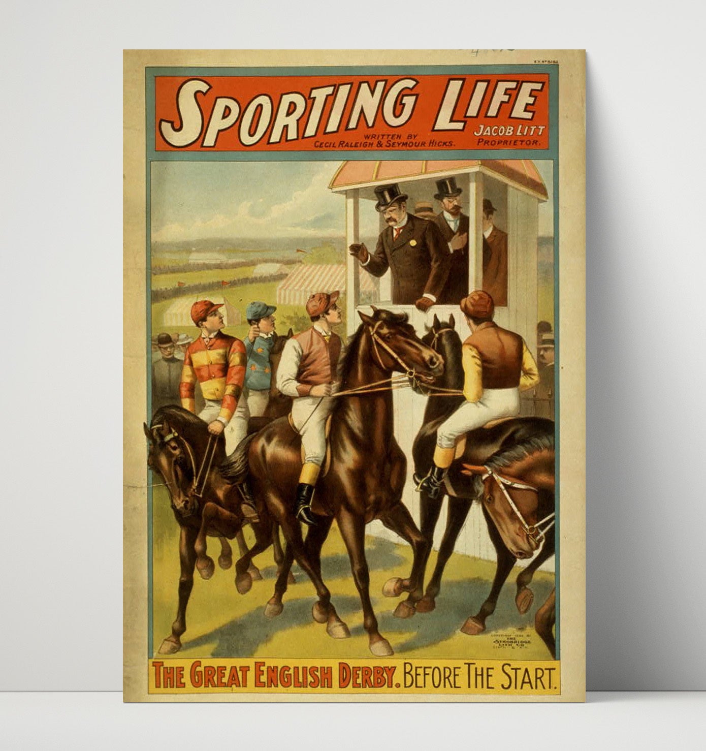 Sporting Life Derby - Classic Stage Production - Theater Poster - 16x20 Unframed Print