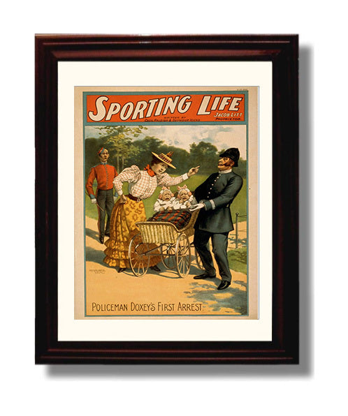Sporting Life First Arrest - Classic Stage Production - Theater Poster - 8x10 Beveled Frame