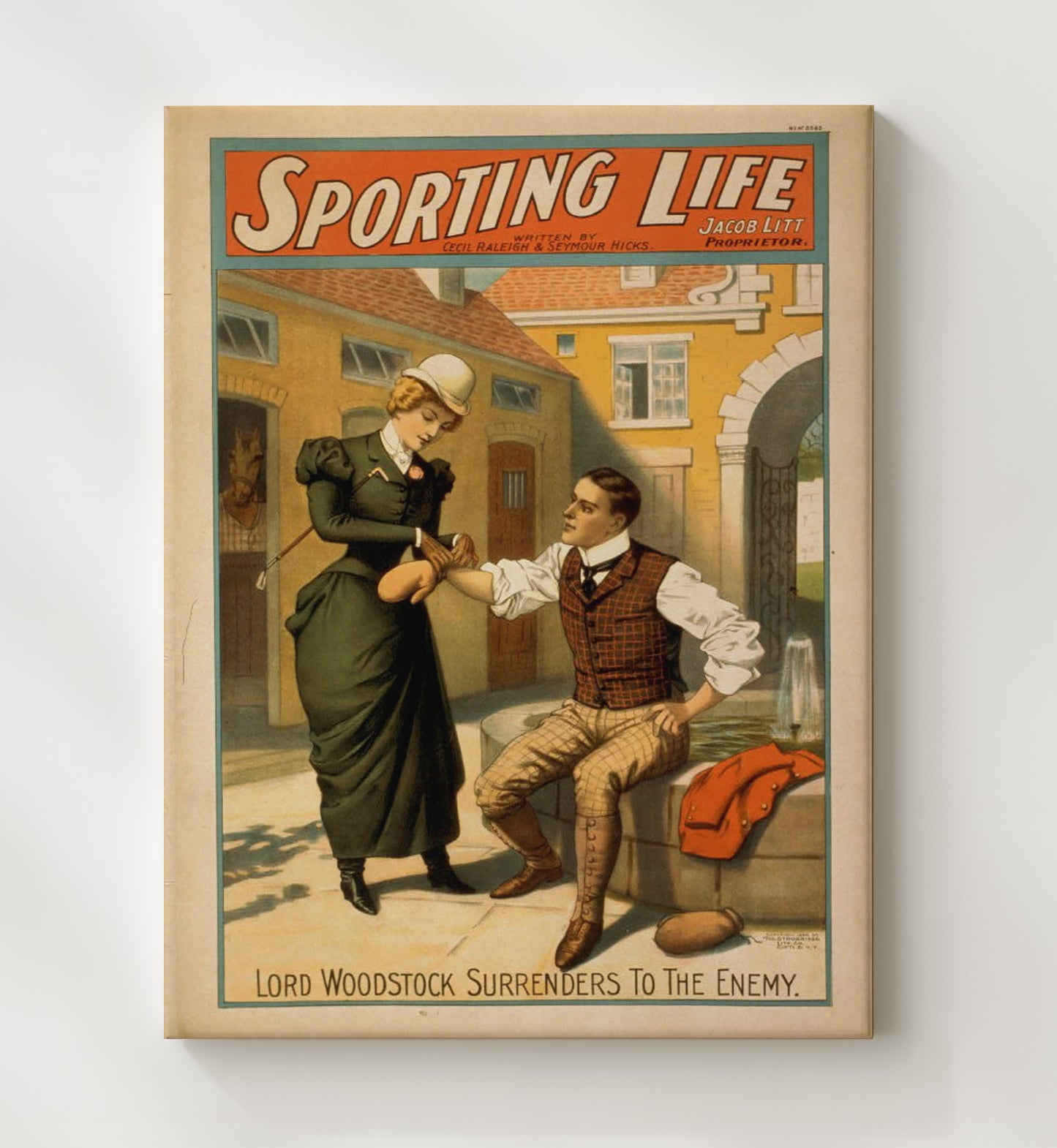 Sporting Life Surrenders - Classic Stage Production - Theater Poster - 20x24 Canvas