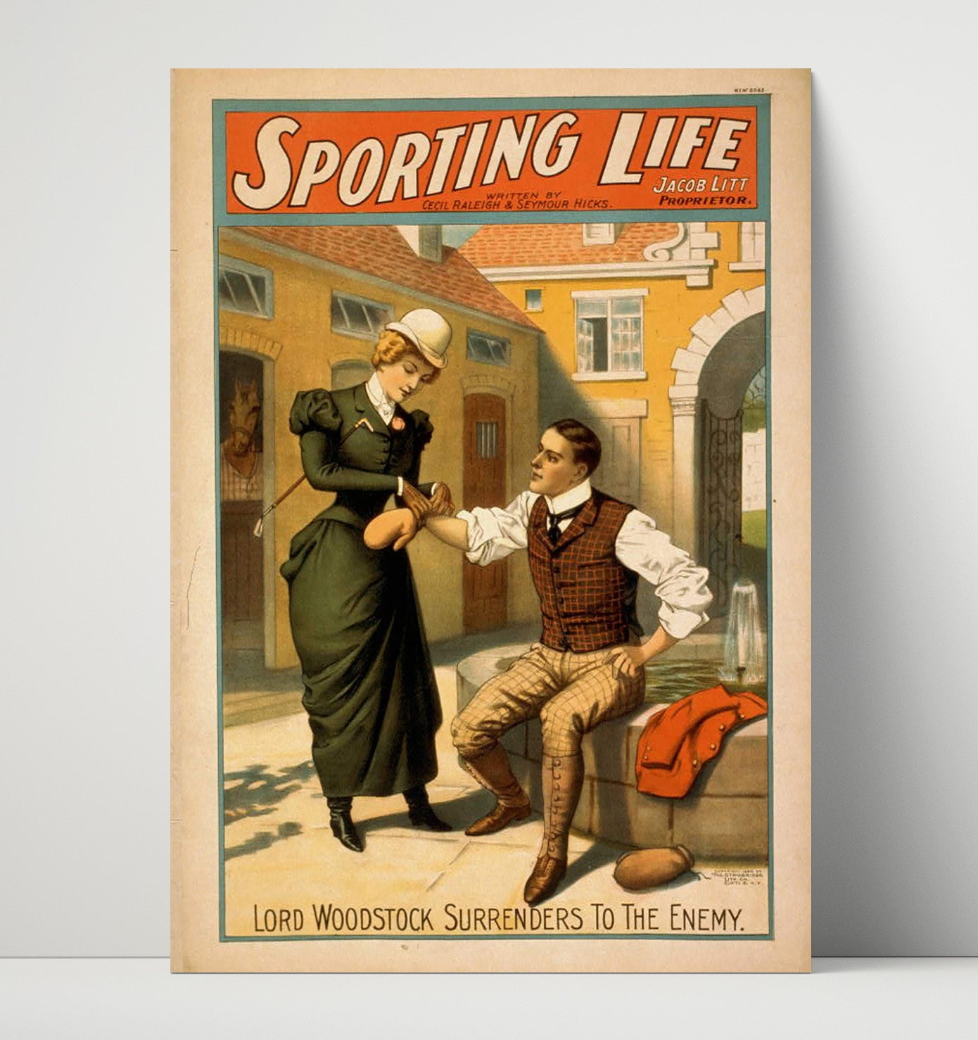 Sporting Life Surrenders - Classic Stage Production - Theater Poster - 16x20 Unframed Print