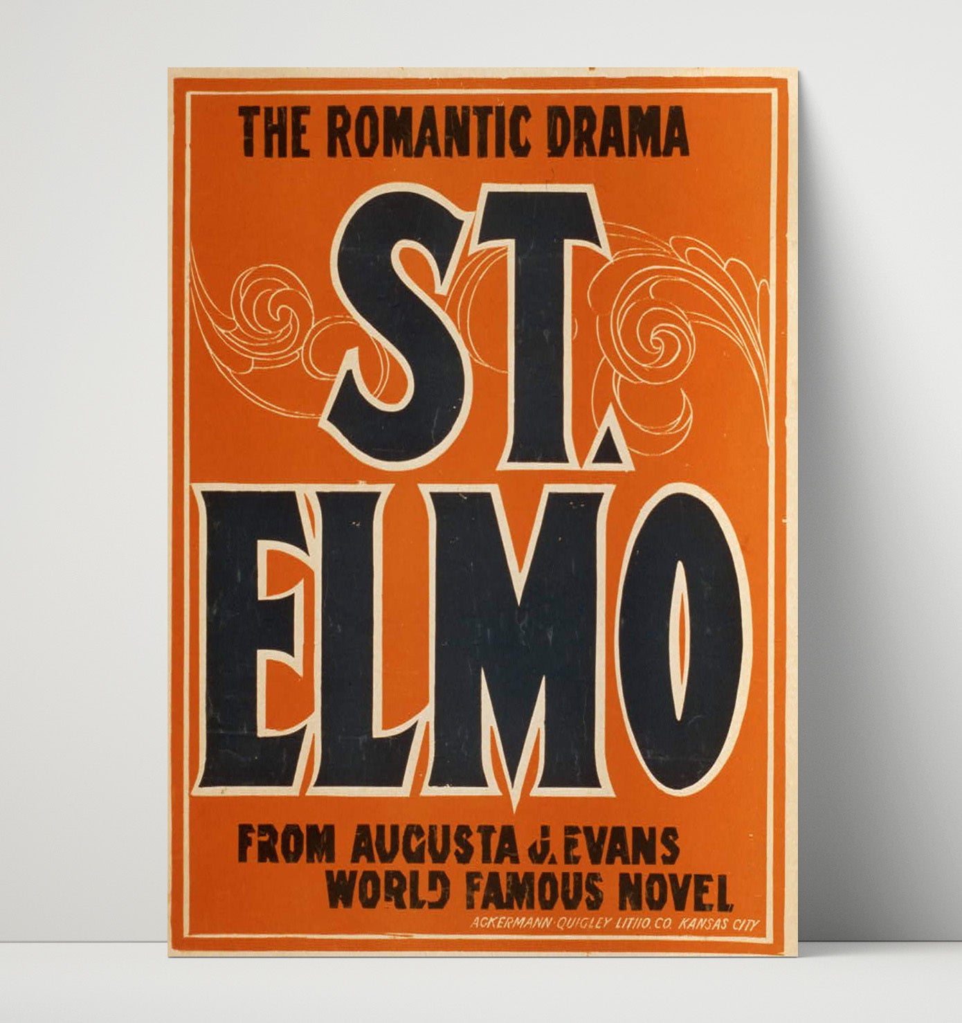St Elmo - Classic Stage Production - Theater Poster - 16x20 Unframed Print