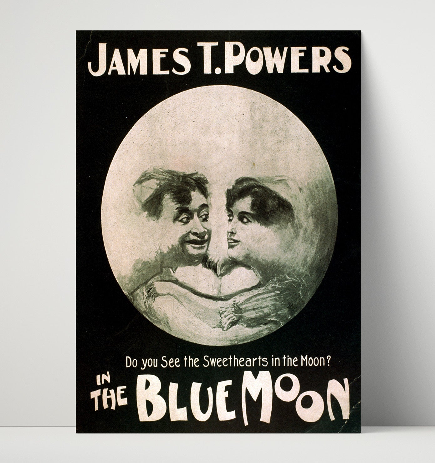 Sweethearts in the Blue Moon - James T. Powers - Theater Poster - 16x20 Unframed Print