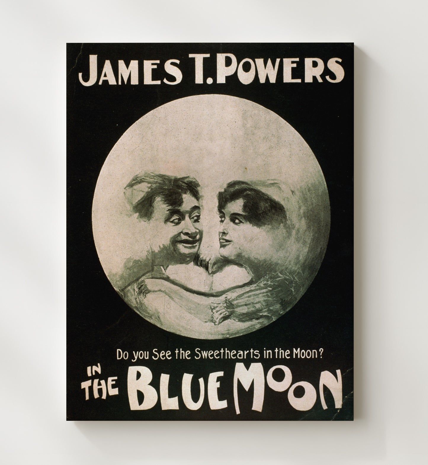 Sweethearts in the Blue Moon - James T. Powers - Theater Poster - 20x24 Canvas