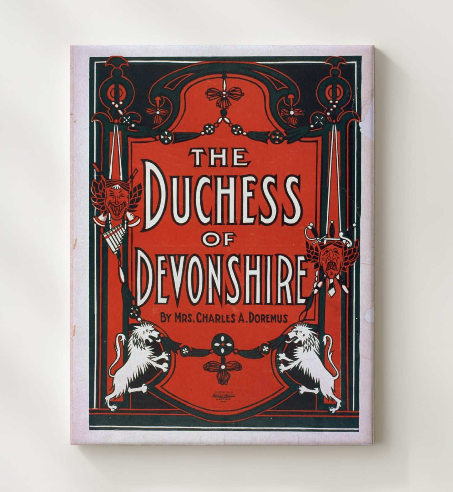 The Duchess of Devonshire - Classic Stage Production - Theater Poster - 20x24 Canvas