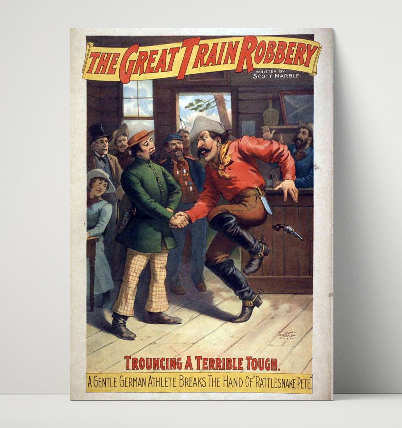 The Great Train Robbery - Classic Stage Production - Theater Poster - 16x20 Unframed Print
