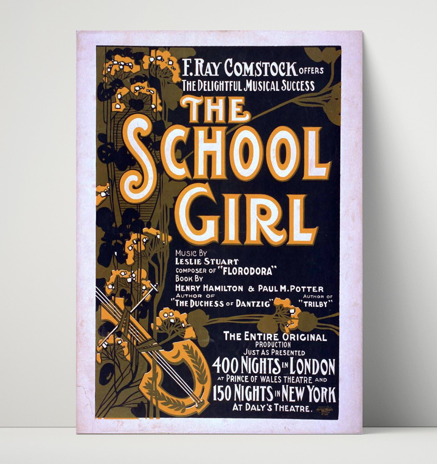 The School Girl - Classic Stage Production - Theater Poster - 16x20 Unframed Print