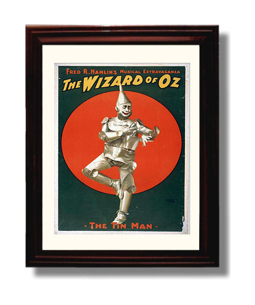 The Wizard of Oz the Tin Man - Classic Stage Production - Theater Poster - 8x10 Beveled Frame