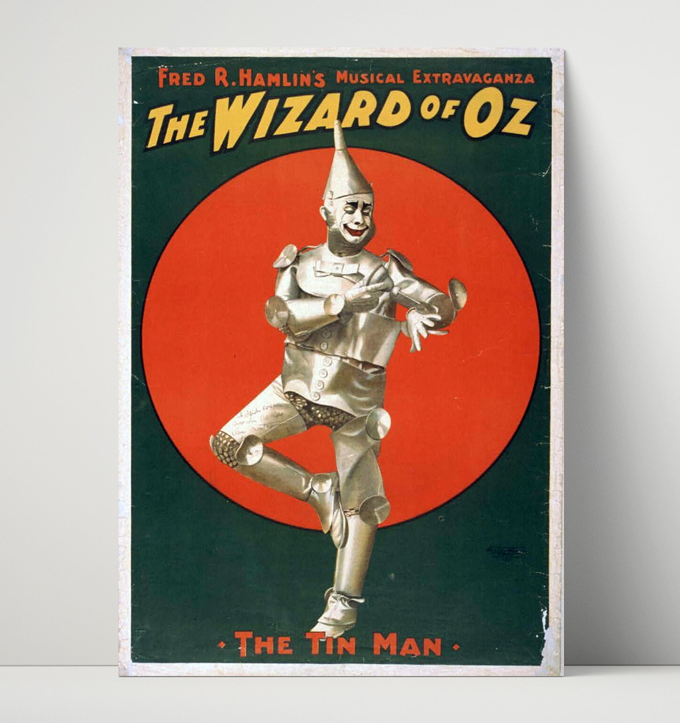 The Wizard of Oz the Tin Man - Classic Stage Production - Theater Poster - 16x20 Unframed Print