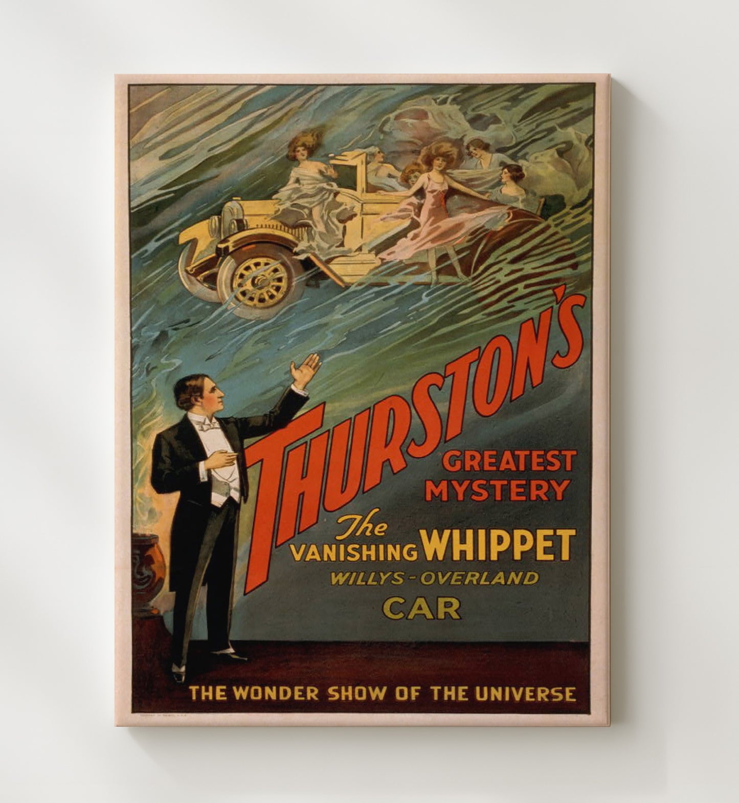 Thurstons Greatest Mystery - Classic Stage Production - Theater Poster - 20x24 Canvas