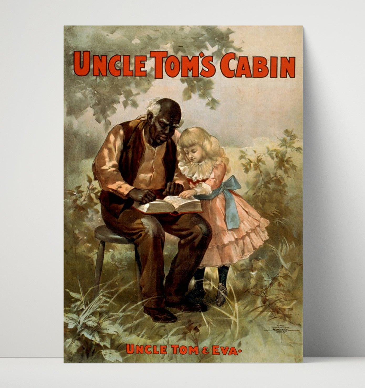 Uncle Tom and Eva - Classic Stage Production - Theater Poster - 16x20 Unframed Print