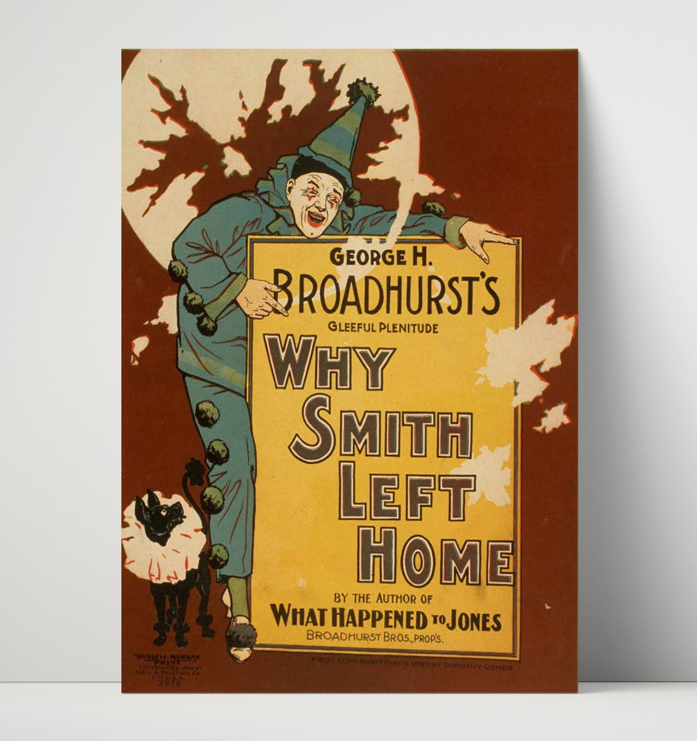 Why Smith Left Home - Classic Stage Production - Theater Poster - 16x20 Unframed Print