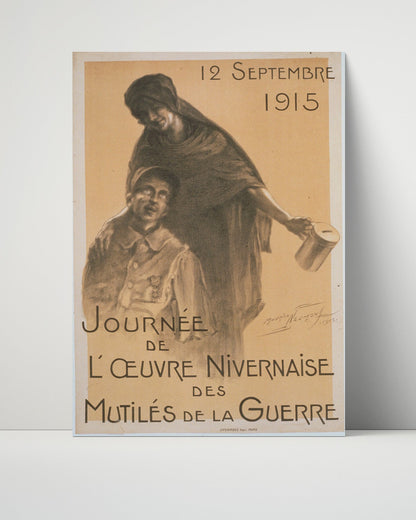 Vintage War Poster Unframed- 12 Sept 1915