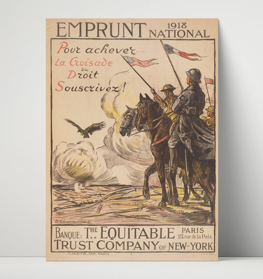 1918 National 1st Equitable Trust Co of NY - Poster