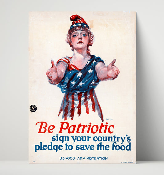 Be Patriotic Sign Your Pledge to Save Food - Poster