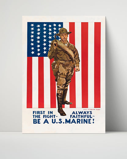 Vintage War Poster Unframed- Beat Back The Hun With Liberty Bonds