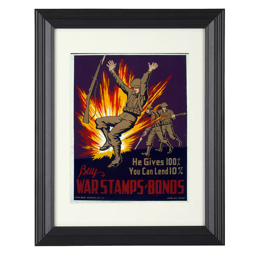 Buy War Stamps and Bonds He Gives 100 Percent - Lifestyles
