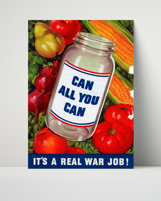 Vintage War Poster Unframed- Canada Food Board Boys to the Farm