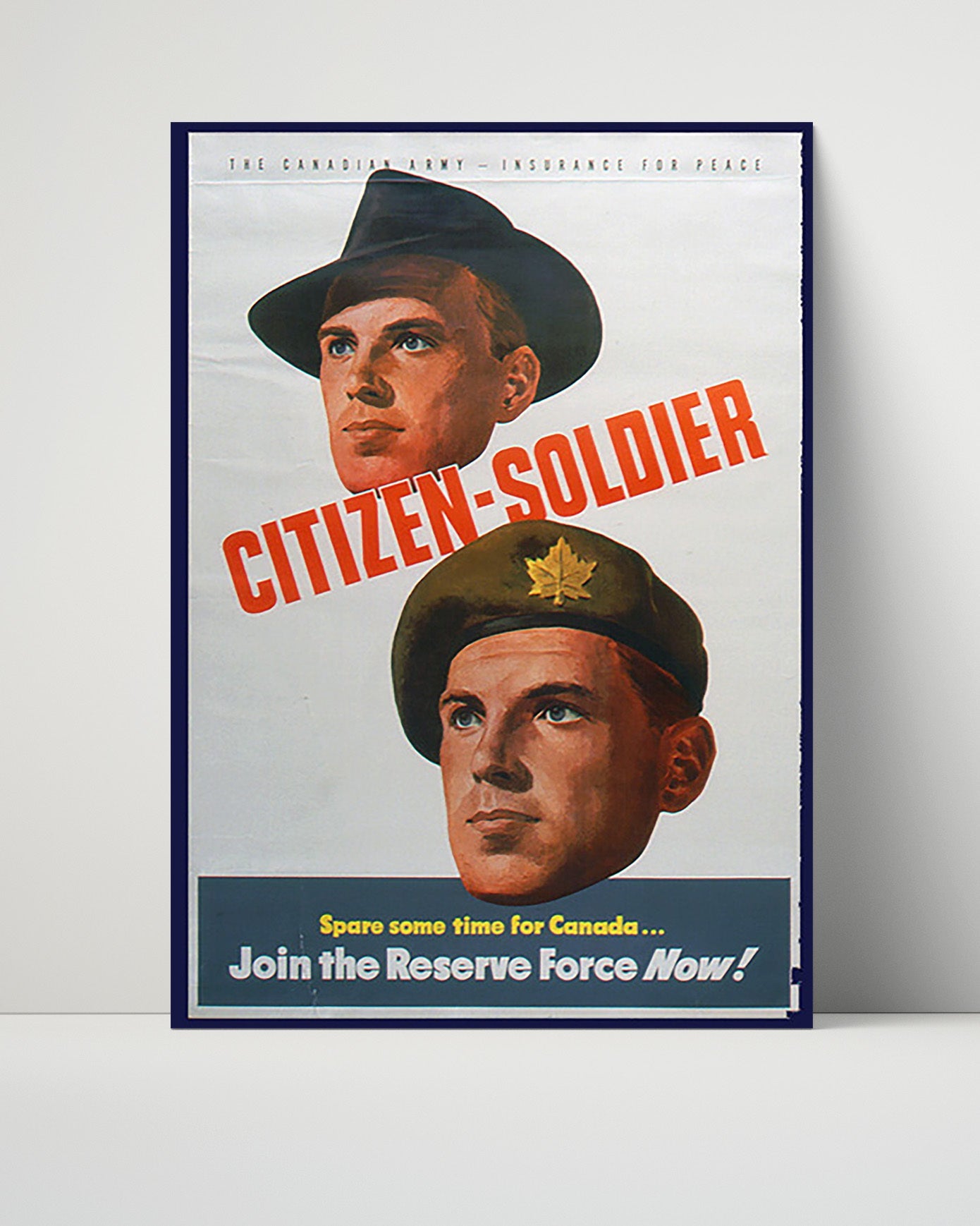 Vintage War Poster Unframed- Canadian Patriotic Fund Fight or Pay