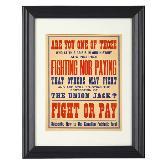 Canadian Patriotic Fund Fight or Pay - Lifestyles