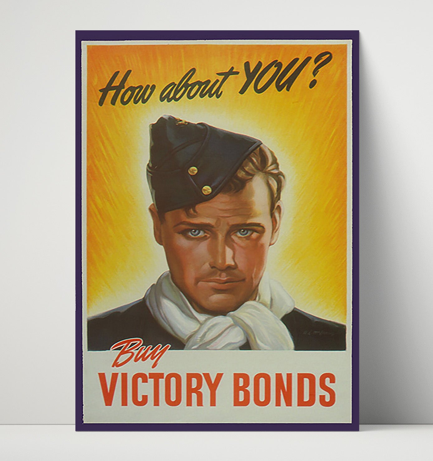 Canadian Victory Bonds - Save While You Serve war poster wall art 16x20 Unframed Print
