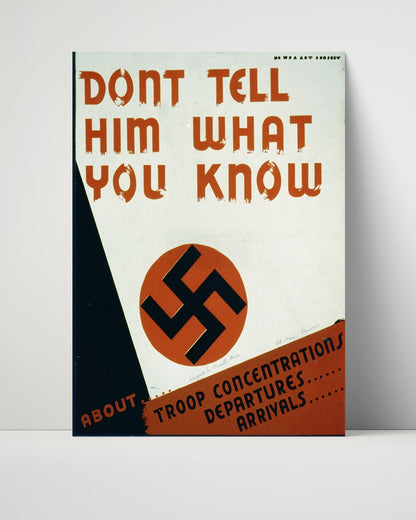 Vintage War Poster Unframed- Do Your Duty - Saddle Up