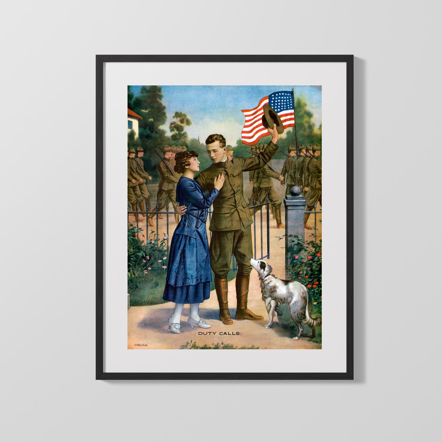 Vintage War Poster - Duty Calls WWI