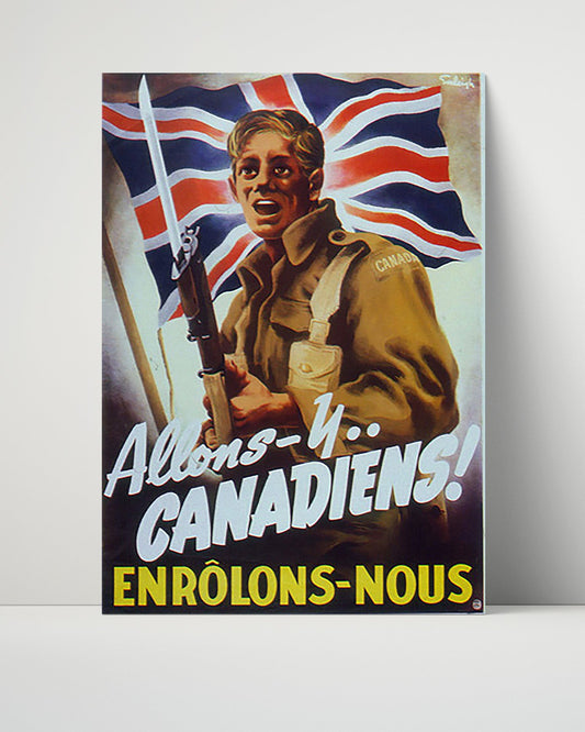 Vintage War Poster Unframed- French National Loan 1918 - Finish the Crusade