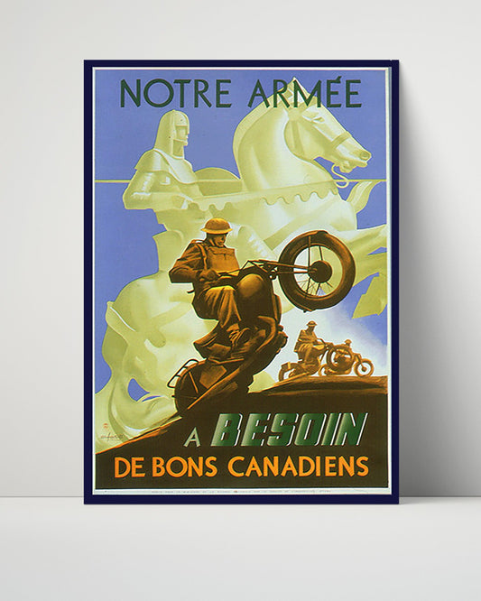 Vintage War Poster Unframed- French Victory Bonds - Fire of Freedom