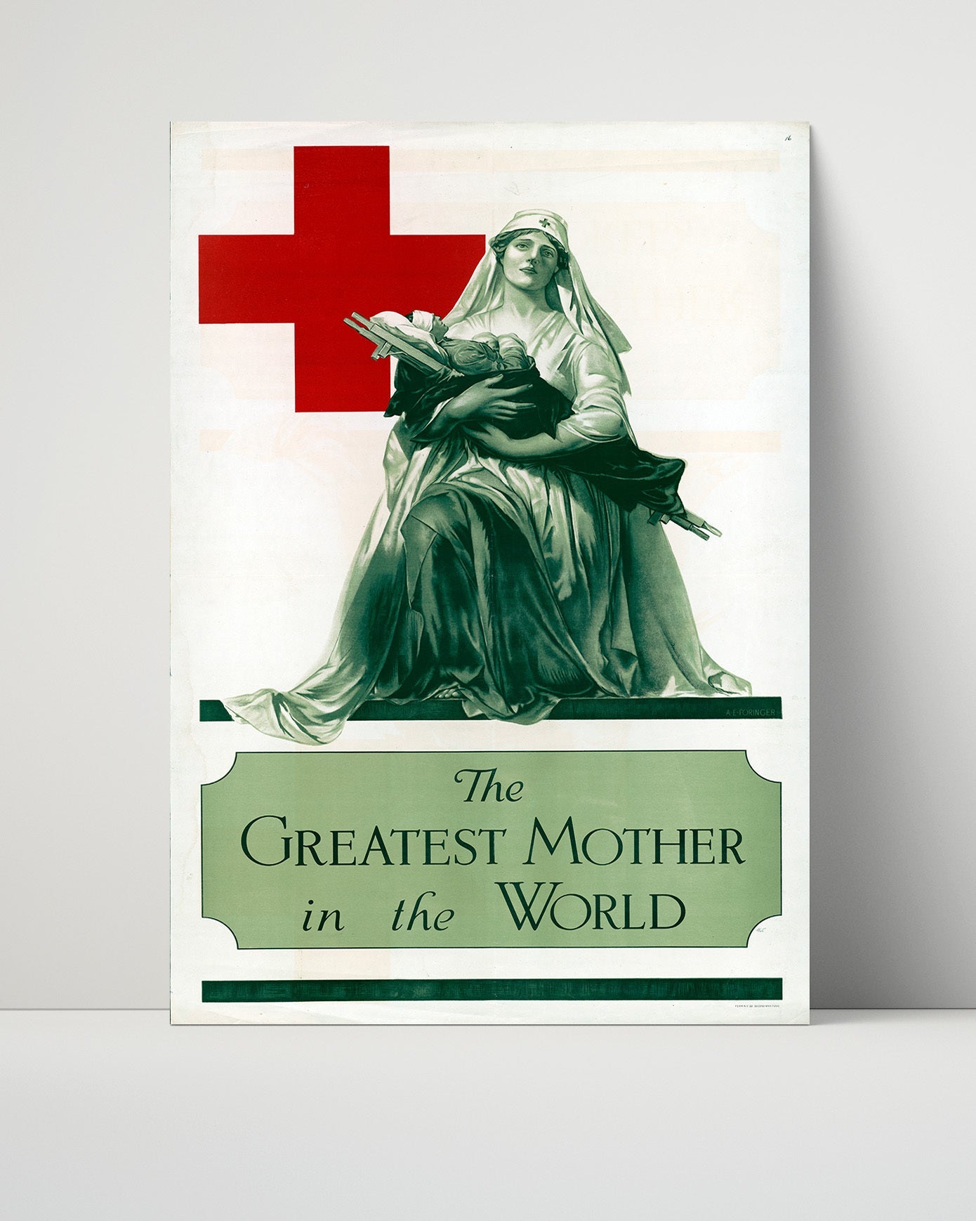 Vintage War Poster Unframed- Greatest Mother In The World