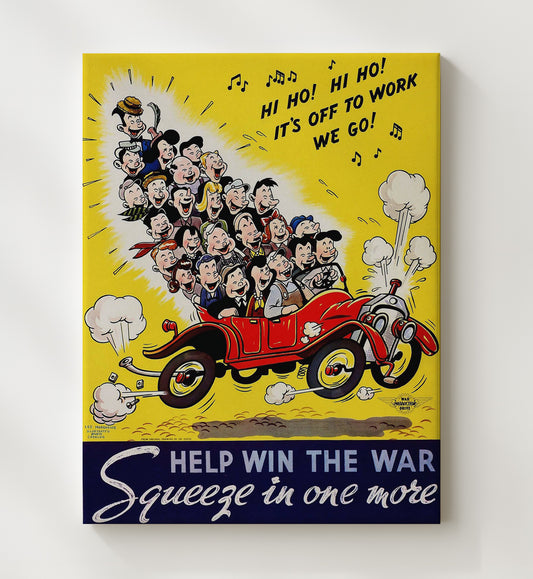 Help Win the War Squeeze One More - Canvas