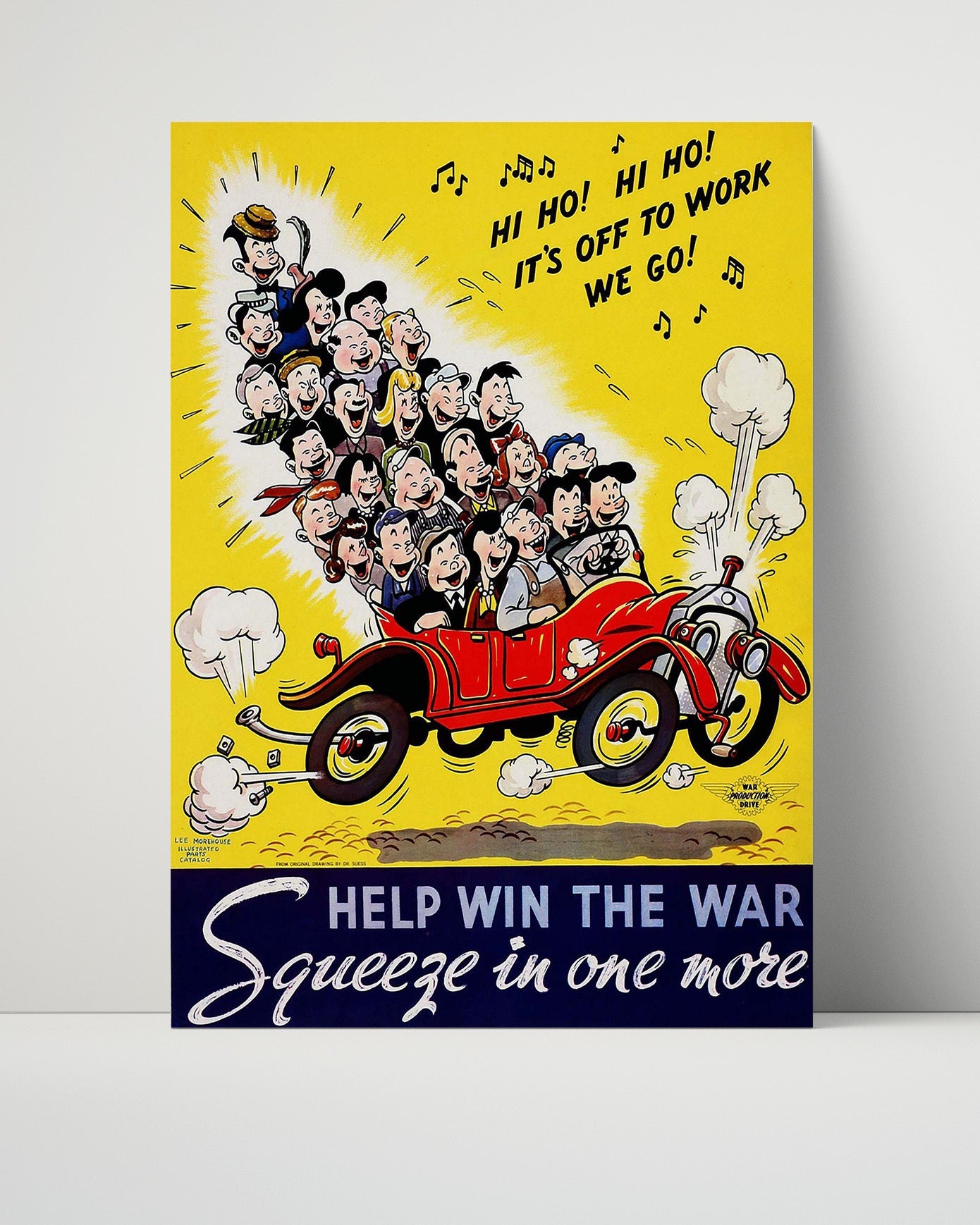 Vintage War Poster Unframed- Help Win the War Squeeze One More