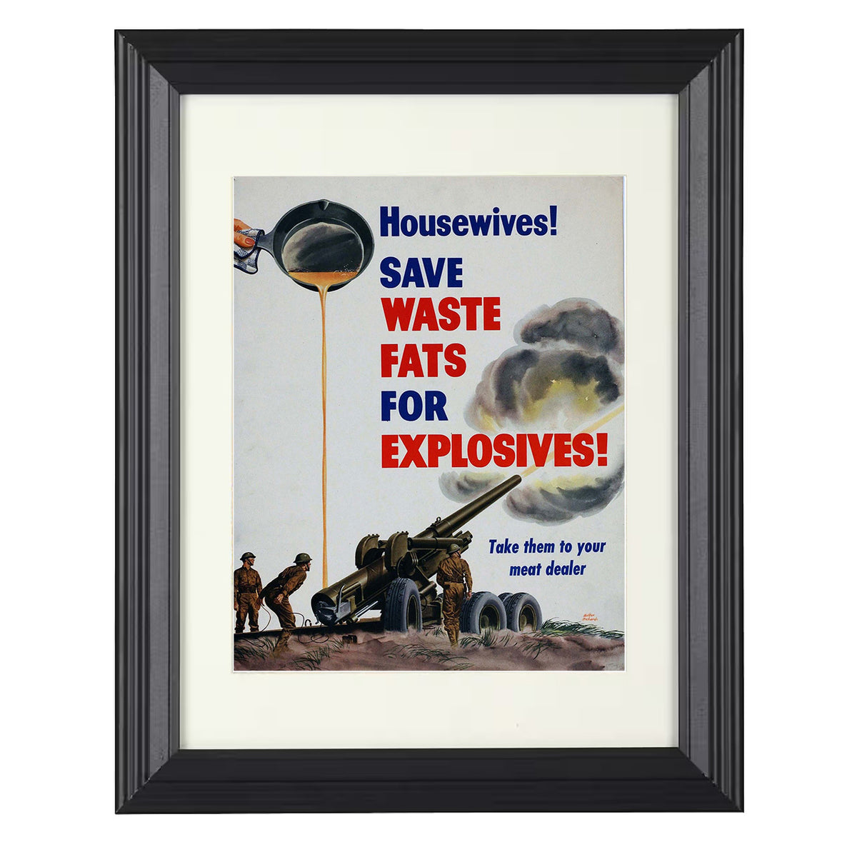 Housewives Save Waste Fats for Explosives - Lifestyles
