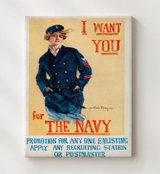 I Want You for the Navy - Canvas